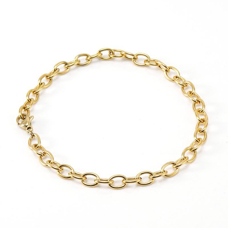 Anklets | Womens Iris Gold Plated Chain Anklet Anklets Anklets