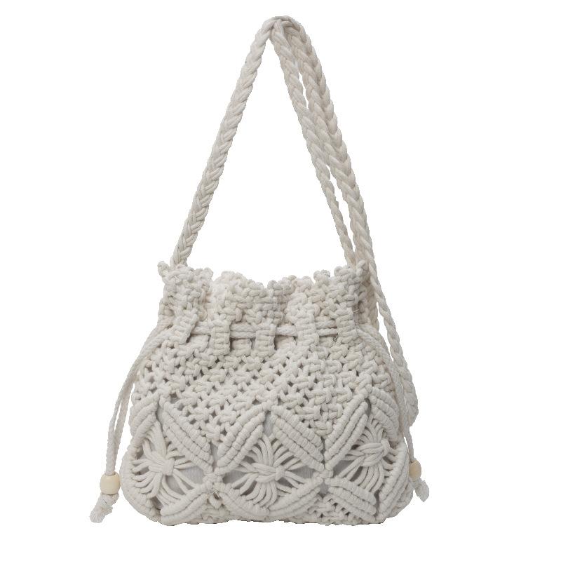 Backpacks | Womens Jaden Cream Macrame Backpack Backpacks Backpacks