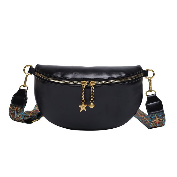 Crossbody Bags | Womens Becca Black Patent Crossbody Belt Bag Bags Belt Bags