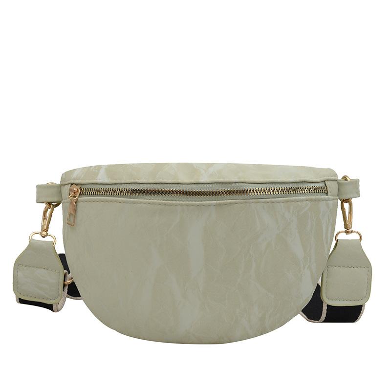 Crossbody Bags | Womens Becca Cream Patent Crossbody Belt Bag Bags Crossbody Bags