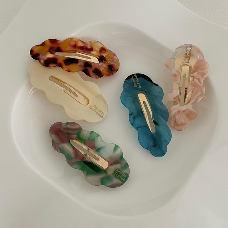 Hair Clips & Slides | Womens Liselotte Resin Scallop Hair Clips Set of Two Hair Accessories Hair Clips & Slides