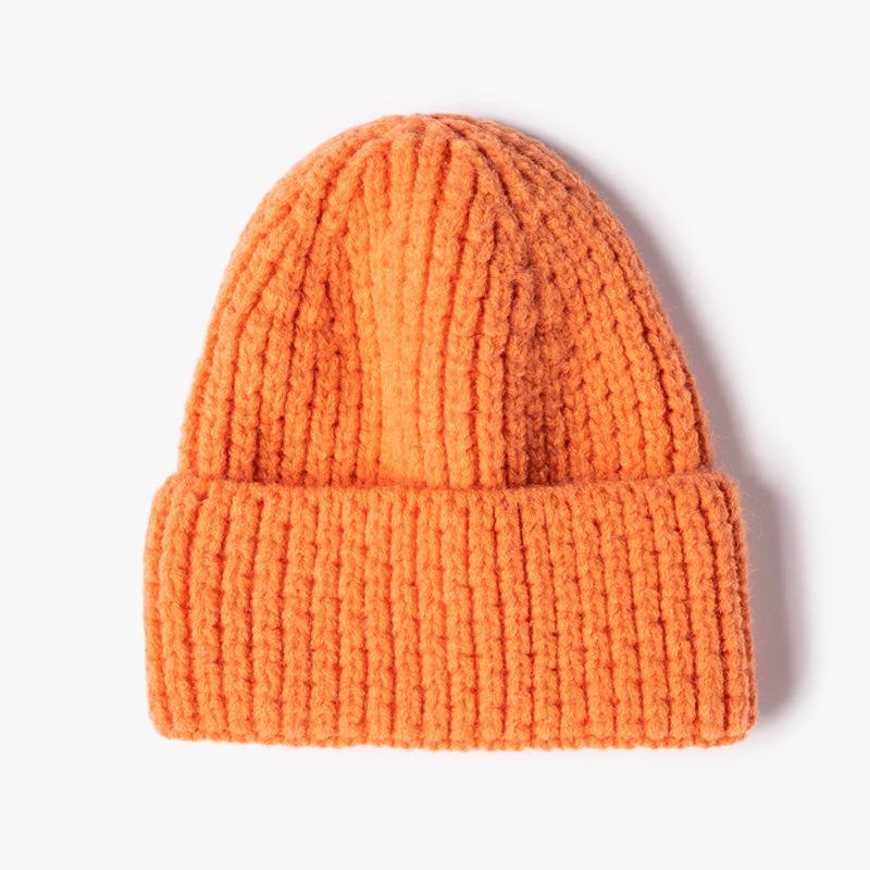 Hats | Womens Coral Orange Knitted Beanie Hat Autumn Accessories Hats