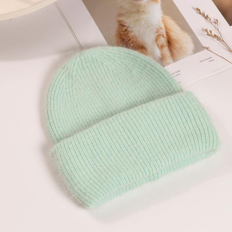 Hats | Womens Pink Ribbed Knitted Beanie Hat Autumn Accessories Hats