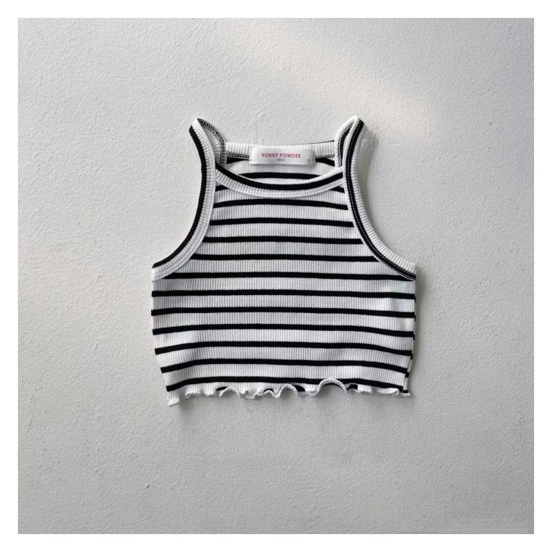 Knitted Vests | Womens Monochrome Stripe Racer Knitted Tank Top Clothing Knitted Vests