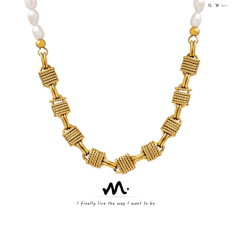 Necklaces | Womens Meri Textured Chunky Gold Tone Collar Necklace Jewellery Necklaces