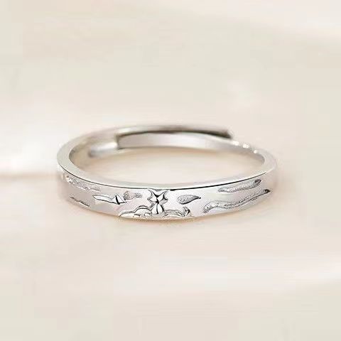 Rings | Womens Sarah Floral Vintage Engraved Silver Ring Jewellery Rings