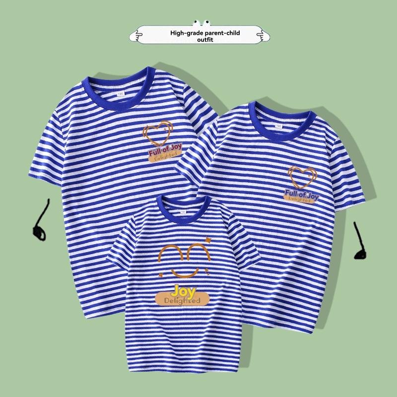 T-Shirts | Womens Orange Stripe Embroidered Palm T-Shirt Clothing T-Shirts