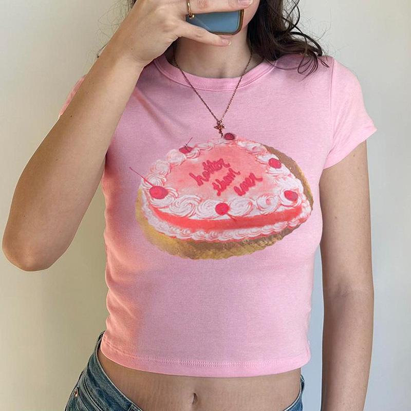 T-Shirts | Womens Sundae Lover Grey T-Shirt Clothing T-Shirts