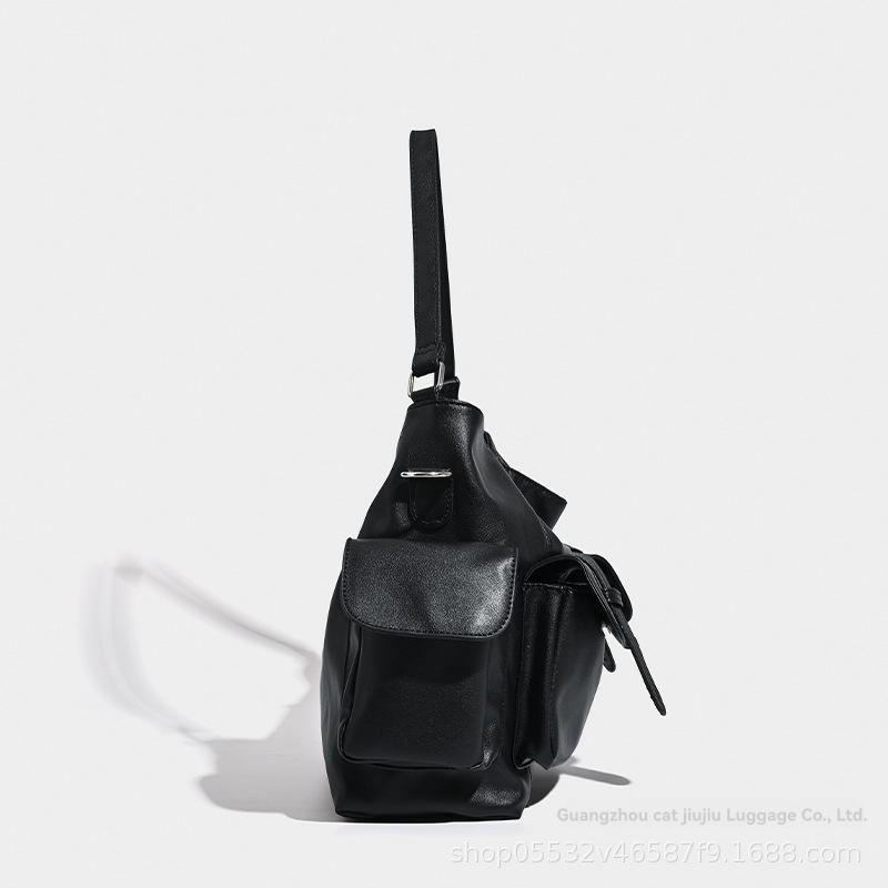 Work Bags | Womens Jackie Slouch Black Backpack Backpacks Backpacks