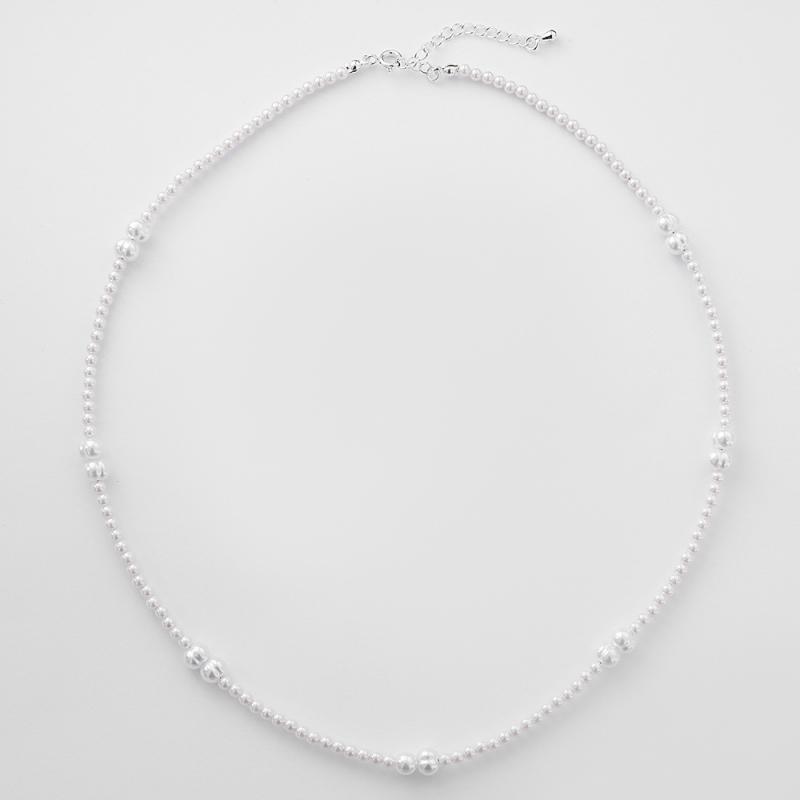 Necklaces | Womens Dalis Bead Silver Chain Necklace Jewellery Necklaces