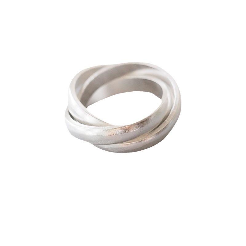 Rings | Womens Bridget Interlinked Silver Statement Ring Jewellery Rings