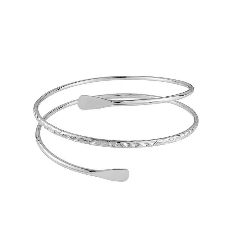 Bracelets | Womens Vinita Twisted Silver Plated Cuff Bangle Bracelets Bracelets